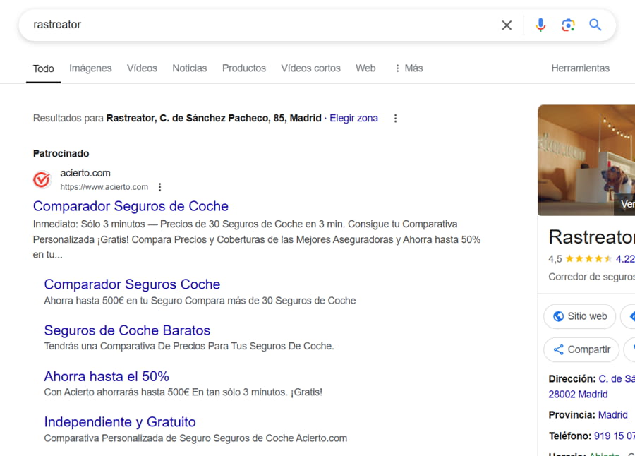 Ejemplo buena práctica SEM