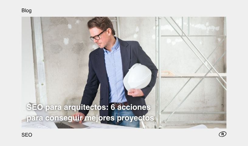 Cómo hacer SEO para arquitectos