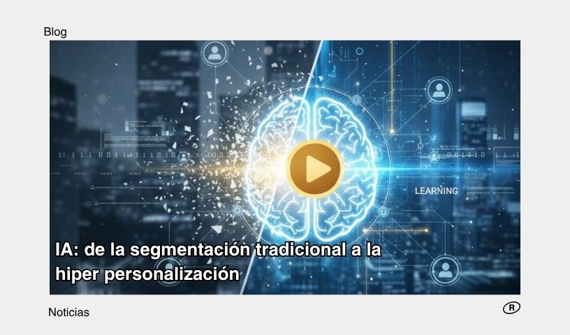 IA de la segmentación tradicional a la hiper personalización