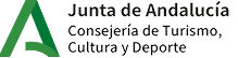 Logotipo Junta de Andalucía Consejería Turismo, Cultura y Deporte
