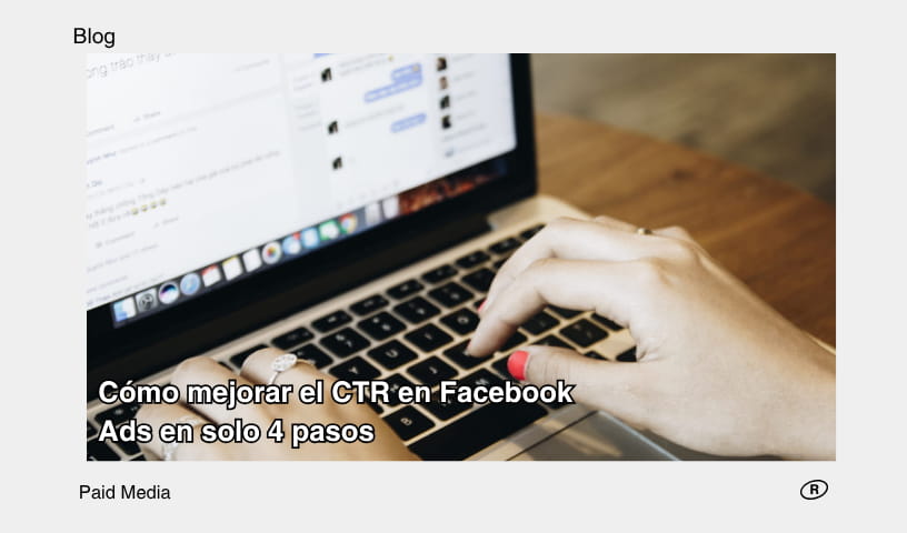 mejorar el ctr en facebook ads